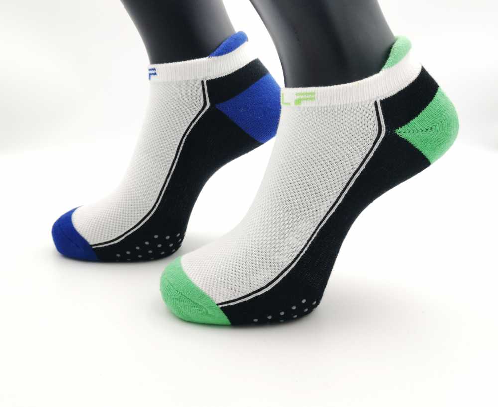 5711 三跟船形止滑氣墊單車運動襪