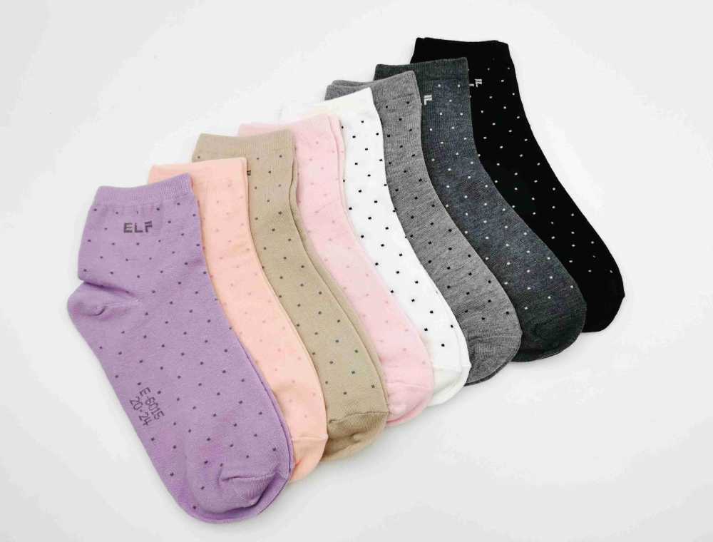 6015 點點日本風淑女襪