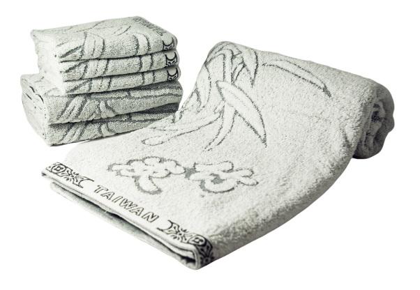 5933 竹炭緹花浴巾