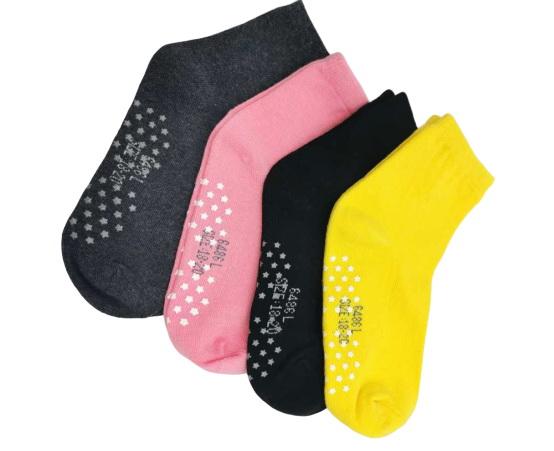 6486L 素面造型止滑童襪 ( L )