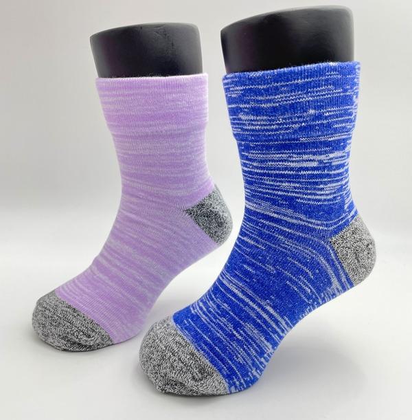 6490-2 彩虹紋無痕寬口休閒童襪 (S/M)