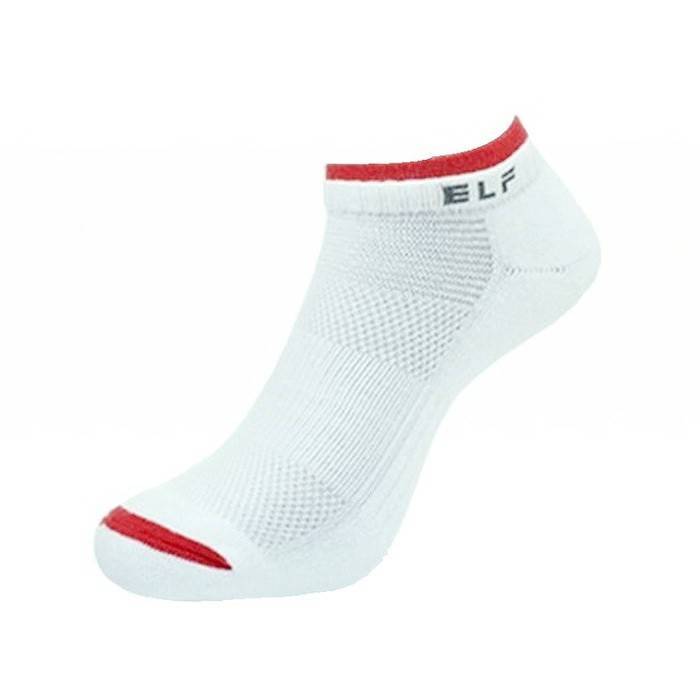 6427-3 節色船形運動襪 <白色系>