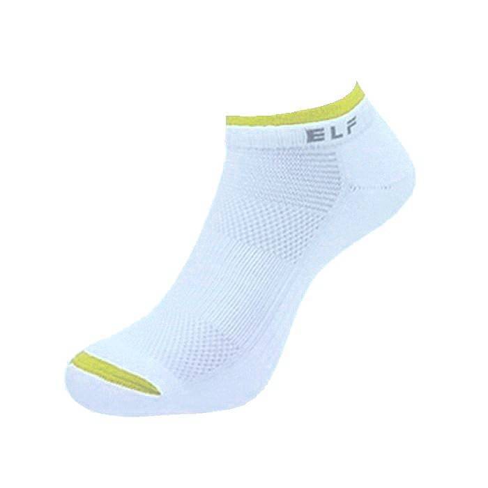 6427-3 節色船形運動襪 <白色系>
