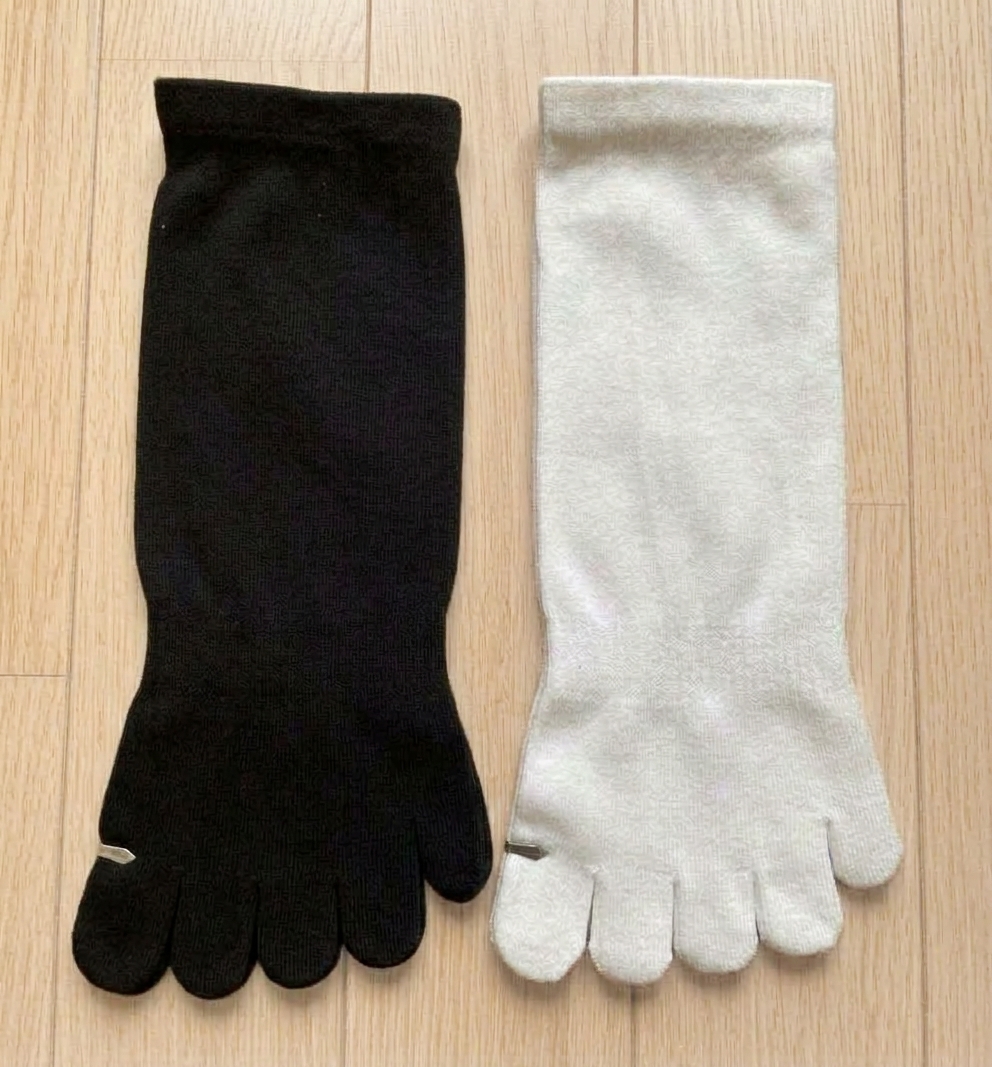 5920XL 純棉/有機棉 五趾短襪 (加大款)